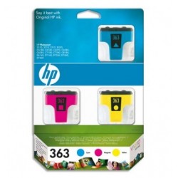 HP Lot de 3 cartouches N°363